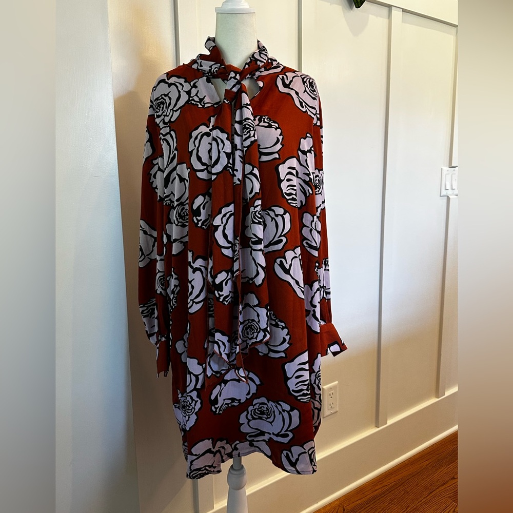 Who What Wear Floral Dress, XXL, EUC